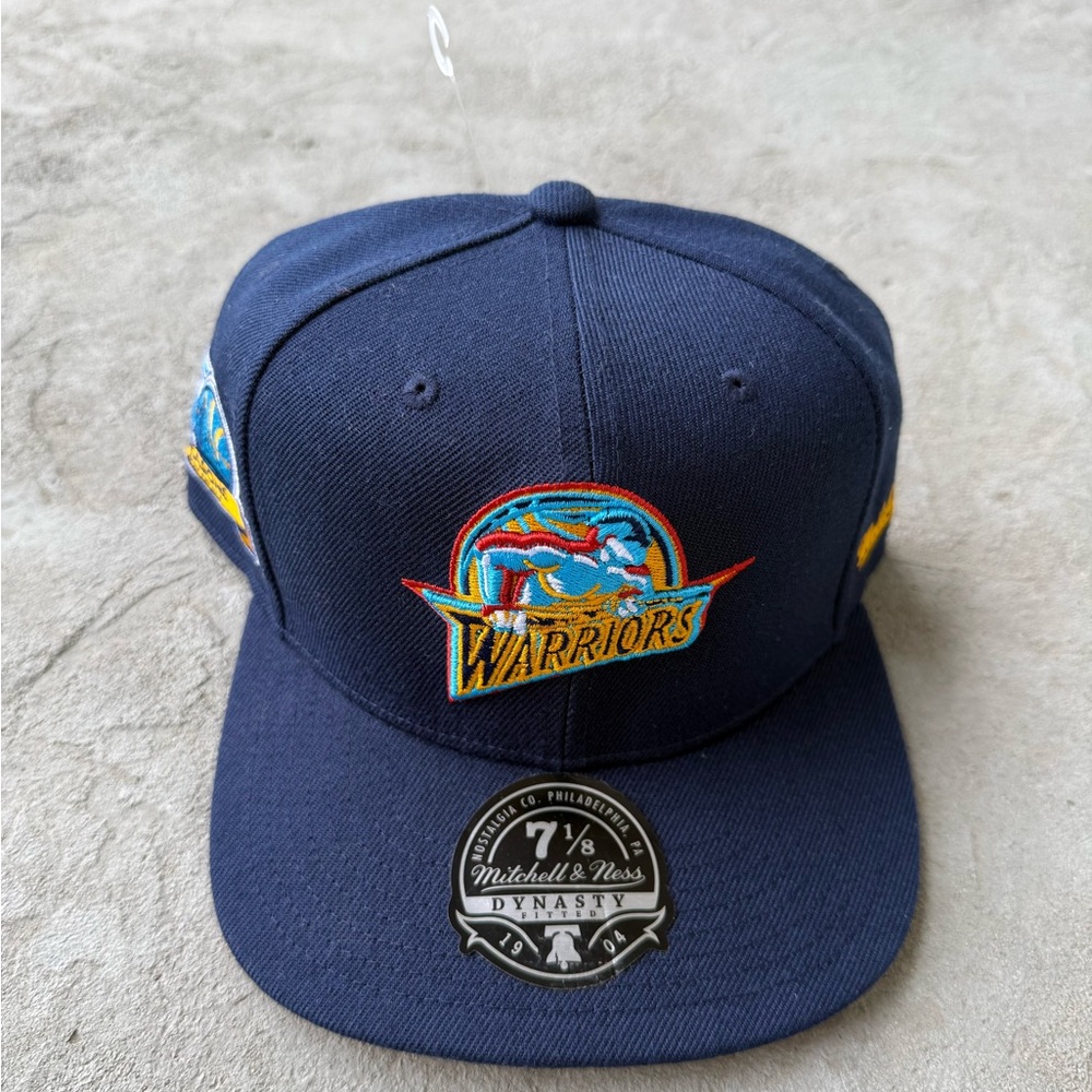 Golden State Warriors Hardwood Classic Fitted Hat